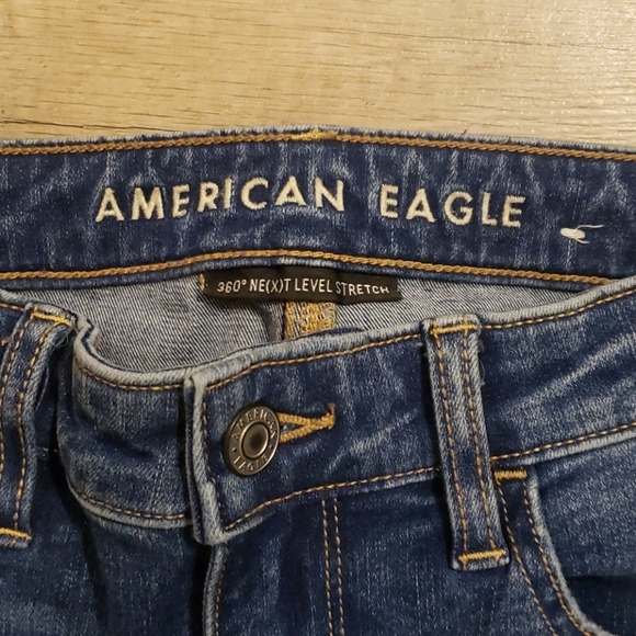 LADIES AMERICAN EAGLE SZ 6 SUPER HI RISE JEGGING - Picture 3 of 11